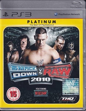 WWE SmackDown vs Raw 2010 Platinum - PS3 (B Grade) (Genbrug)